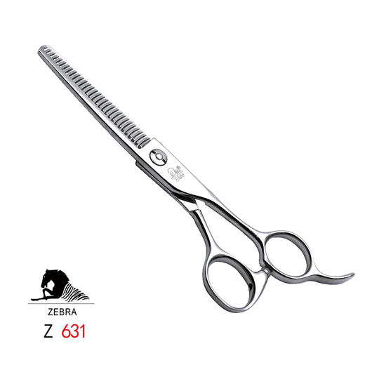 ZEBRA斑马 牙剪 Z631 牙剪/调量剪/综合牙剪/打薄剪/去发量35%-40%/ 鹿角齿/30根齿/正刃/6寸 商品图4