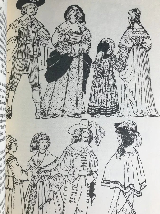 十七世纪英国服饰图集 配精美插图 精装18开