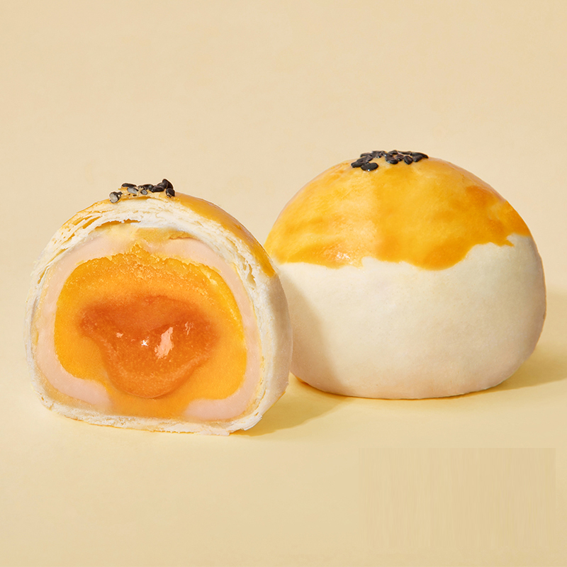 北海·流心蛋黄酥（55g*4只）广西北海头道海鸭咸蛋 雪媚娘爆浆