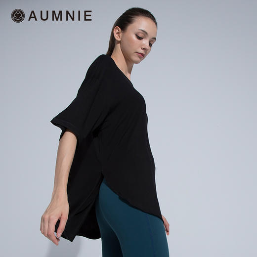 AUMNIE澳弥尼     高低男朋友T恤，宽松舒适，比睡衣还舒服 商品图4