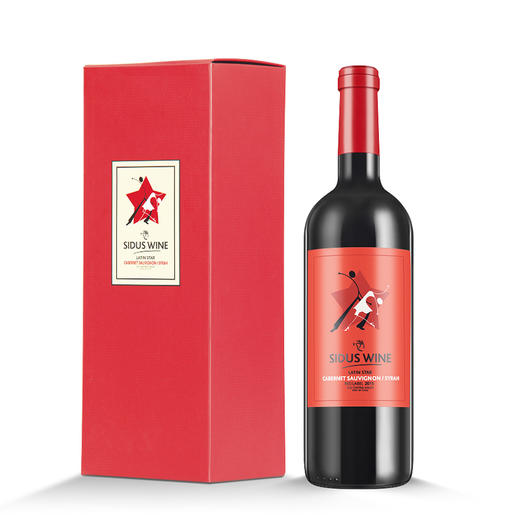 星得斯拉丁之星（红标）红葡萄酒750ML 商品图0