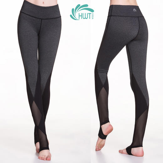 【新年买一赠一】华威特    踩脚纱网小脚裤 瑜伽裤  H261235 商品图2