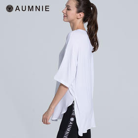 AUMNIE澳弥尼     高低男朋友T恤，宽松舒适，比睡衣还舒服