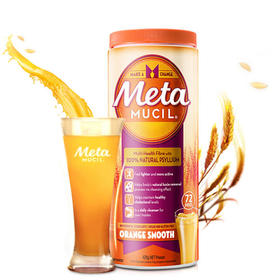 【ELLEfit 精选】美国美达施Metamucil天然橙味膳食纤维素粉 清肠排毒 吸油脂