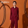 deepmoss 勃艮第红水泽感燕尾衬衫 dm19ssSH11A2 商品缩略图1