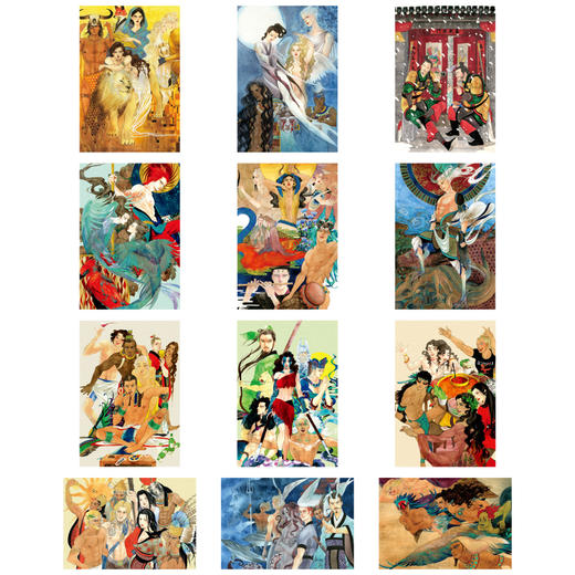 博物小馆 原创 | 神来之笔 明信片 神怪秘史 手绘设计  艺术礼物 商品图4