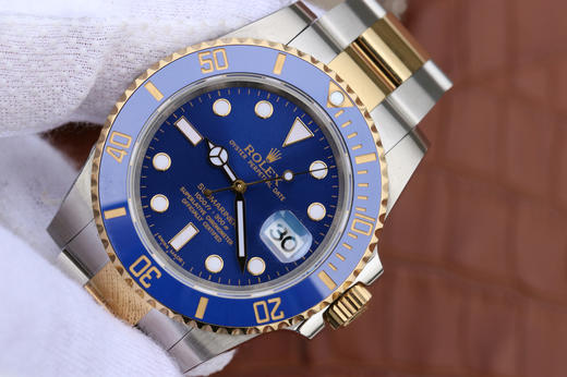 N劳力士间金蓝水鬼v7终极版，潜航者SUB型116613-LB-97203蓝盘，克隆原版3135自动机械机芯,40毫直径，镀18k黄金/精钢 整个手表基于正品 Original原版开模的精品❕❕❕ 商品图2