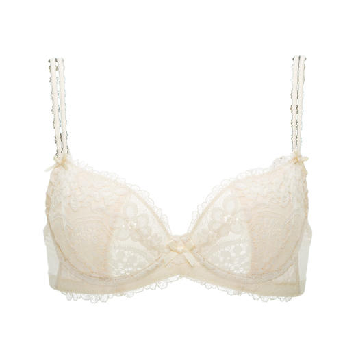 奶糖派棉花糖超薄单层大胸显小外露肩带舒适透气女大胸内衣 商品图4