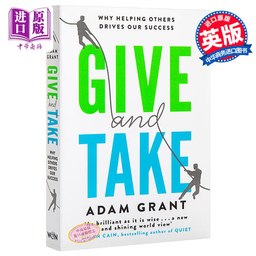 【中商原版】英文原版 Give and Take 给与取 沃顿商学院启发人心的一堂课 商品图0