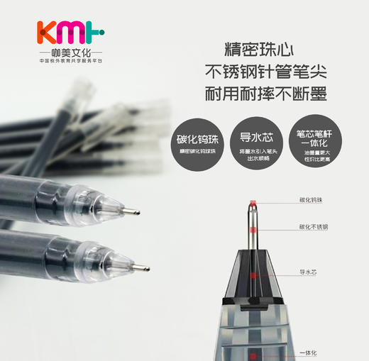 超大容量进口墨水0.5mm 专业线描笔 普通笔5倍容量 商品图3