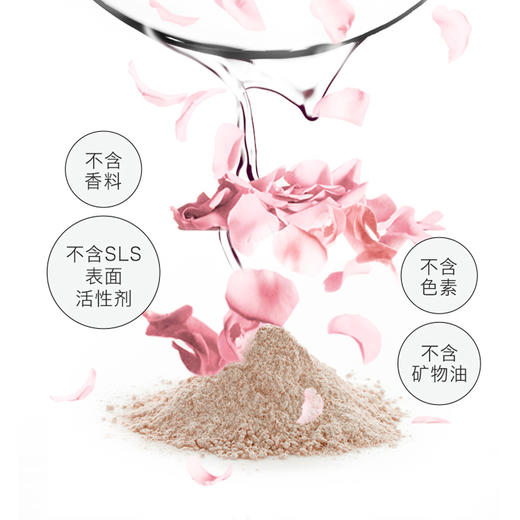 古尔莎玫瑰矿物泥洁面粉丨创新洁面方式，洗脸搓出玫瑰花 商品图1