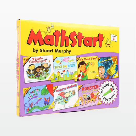 #小彼恩童书 MathStart 数学启蒙点读版  英文绘本 平装 英文绘本原版美国进口 好饿的毛毛虫点读笔配套书英语 商品图2