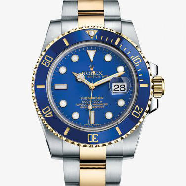 N劳力士间金蓝水鬼v7终极版，潜航者SUB型116613-LB-97203蓝盘，克隆原版3135自动机械机芯,40毫直径，镀18k黄金/精钢 整个手表基于正品 Original原版开模的精品❕❕❕ 商品图0