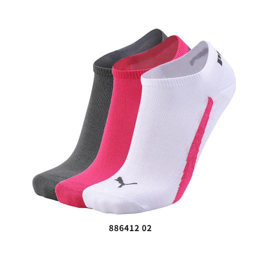 PUMA彪马UNISEX春秋款3双装运动袜短袜男女886412 商品图4