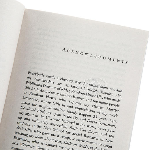 【中商原版】感到恐惧 英文原版 Feel The Fear And Do It Anyway - 20th Anniversary Edition Susan Jeffers 励志自助 商品图3