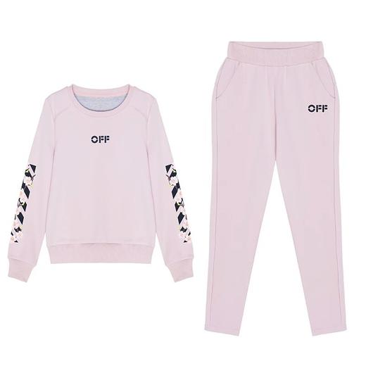 BYT-春装新款韩版时尚圆领休闲套装长袖两件套 商品图4