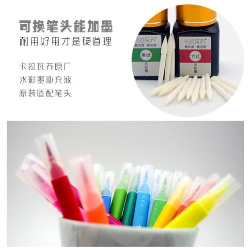 卡拉瓦乔经典软头水彩笔 商品图4