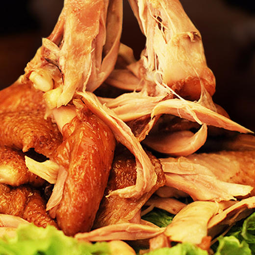 德州扒鸡原汁精品1956华北柴鸡500g  中华老字号非遗美食 60天保质期 山东特产 商品图3