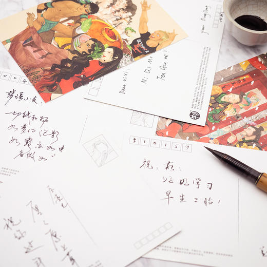 博物小馆 原创 | 神来之笔 明信片 神怪秘史 手绘设计  艺术礼物 商品图1