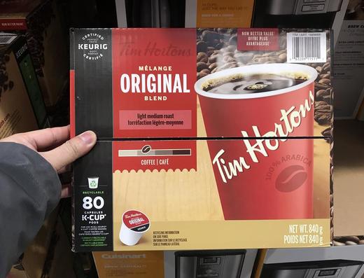 Tim Hortons 经典香醇胶囊咖啡杯K-cup80杯（840g）温哥华直邮 商品图1