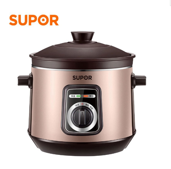 苏泊尔(SUPOR)电炖锅DG30YK11单胆砂锅炖盅煮粥煲汤养生锅炽陶 内胆3L容量