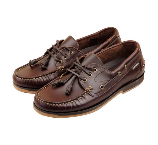 断码特价44码——葡萄牙原产男士游艇鞋MAGELLAN 麦哲伦-酒红色 商品图5