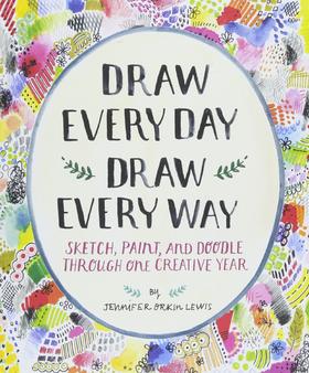 【中商原版】每天画幅画，尝试各种绘画方式 英文原版 Draw Every Day, Draw Every Way(Guided Sketchbook) 素描 油画 绘画