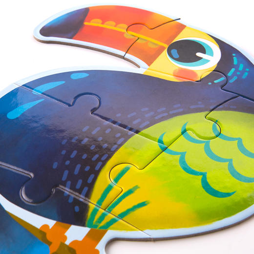 美乐儿童益智早教多元成长配对拼图儿童大块纸拼图5款可选