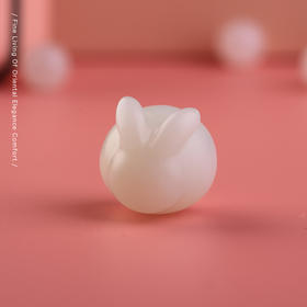 【宫里生肖吊坠】 和田玉羊脂白玉吊坠 玉兔