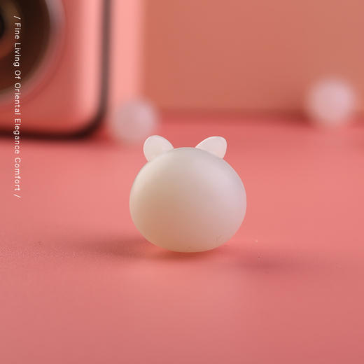 【宫里生肖吊坠】 和田玉羊脂白玉吊坠 玉兔 商品图4