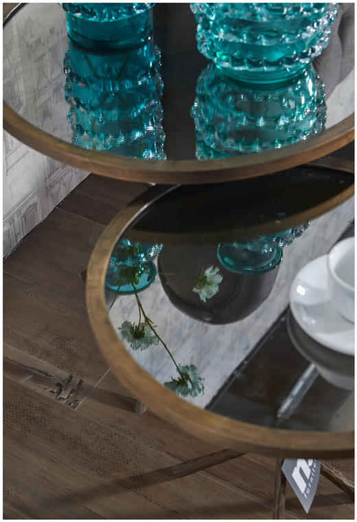 NS家居nsfurniture进口镜面铁艺茶几NSST-QM 14755 商品图2