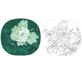 李晓明工笔花鸟小品牡丹名品十二钗之一-玉楼点翠-KF09