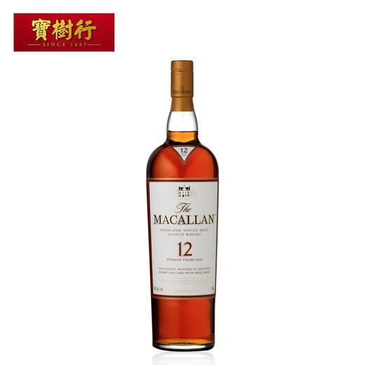 【Macallan】麦卡伦12年雪莉桶700mL【老包装】 苏格兰单一麦芽威士忌进口洋酒 商品图2