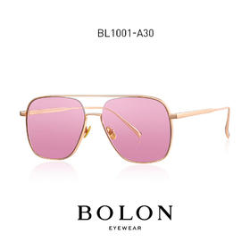 BOLON暴龙偏光蛤蟆镜男复古钛金属飞行员框太阳镜开车墨镜BL1001