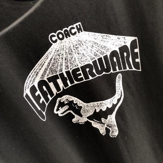 点此购买coach蝴蝶结小恐龙t恤创114425