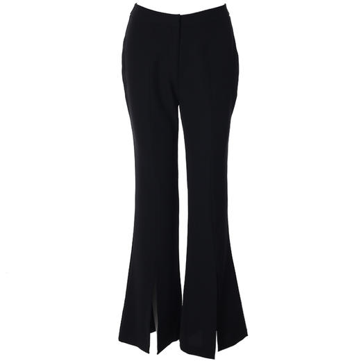 EITIE爱特爱春夏季新款女裤微喇开叉裤脚时尚休闲女装长裤子5905617 商品图3