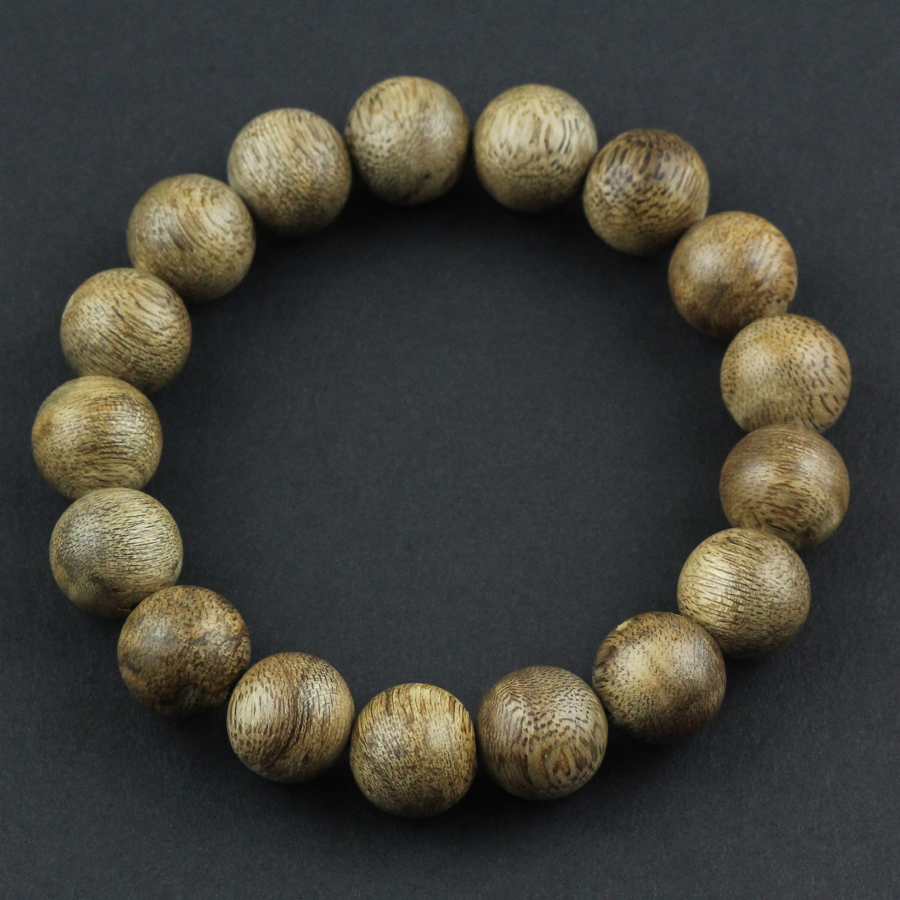 中国沉香文化博物馆 莞香沉香1.2手串 圆珠17颗 20044107