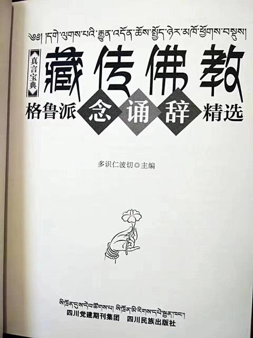 这本汉藏对照版《真言宝典——格鲁派念诵辞精选》。不但可以让那些学习藏汉翻译学的人从中获益，更会加深汉族学者对实践体系的进一步认识。 商品图2