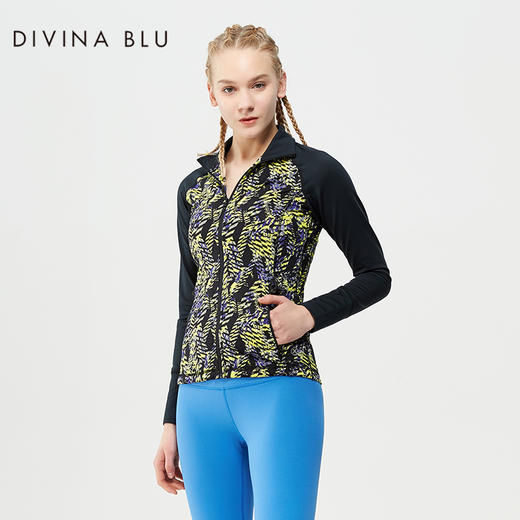 迪唯纳瑜伽外套【罗马夹克衫23】（无胸垫）（售后说明：收货15天内支持调换货） 商品图2