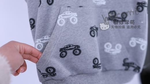 裁缝学苑 T67春夏带帽无袖卫衣1:1实物服装纸样剪裁图纸牛皮纸样 商品图3