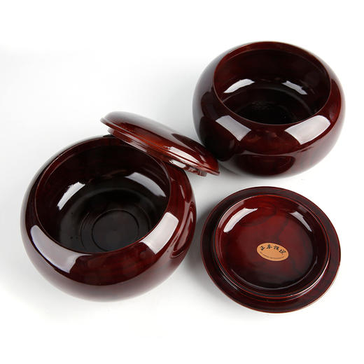 1.3乌龙新榧棋盘加大叶杉棋罐加单面凸玛瑙 商品图4