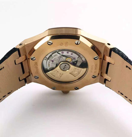 JF 标杆神器 爱彼AP 15400全玫瑰金黑面皮带款 ＂V5＂升级版[拳头][拳头]直径41mm，搭载进口9015改原版Cal.3120全自动机芯，V5＂版主要升级技术特点 商品图1