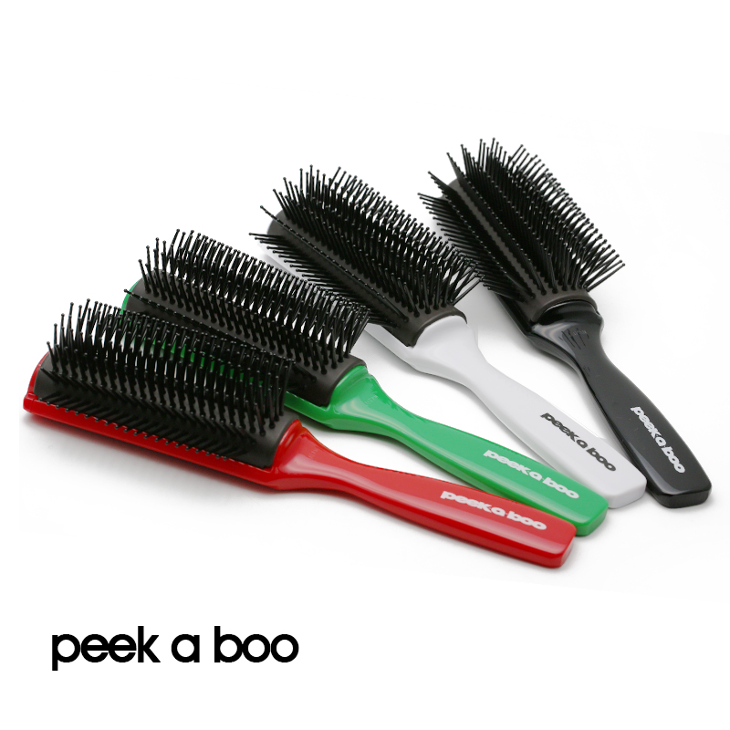 PEEK-A-BOO 九排梳 黑白红绿 日本/进口