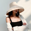 秋季出游复古桃皮绒盆帽简约大檐渔夫帽休闲日系遮阳帽女 商品缩略图3