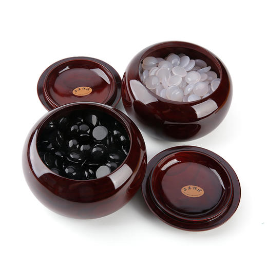 1.3乌龙新榧棋盘加大叶杉棋罐加单面凸玛瑙 商品图1