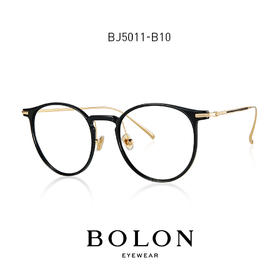 BOLON暴龙钛金属复古圆框光学镜个性舒适眼镜框镜架女BJ5011