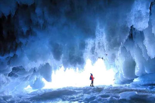贝加尔湖蓝冰、冰泡、冰裂 、星空8天摄影团 商品图7
