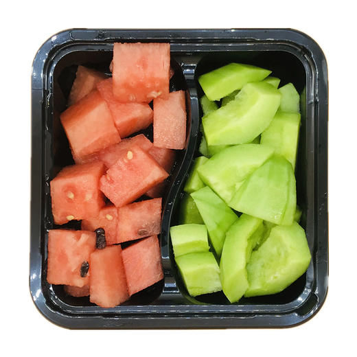 【双拼】西瓜+玉菇甜瓜 400g+ 商品图0