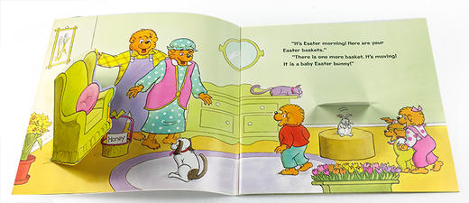 英文原版 The Berenstain Bears' Baby Easter Bunny贝贝熊的复活节小兔子 Jan Berenstain幼儿启蒙认知英文原版平装绘本 商品图1