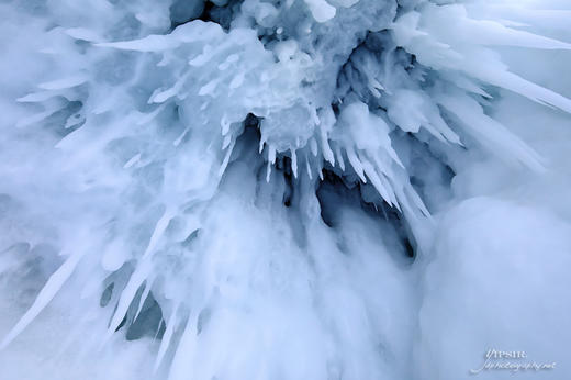 贝加尔湖蓝冰、冰泡、冰裂 、星空8天摄影团 商品图10